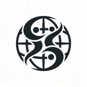 乐竟官网在线品牌Logo标识，橙色与深蓝色组成的现代电竞品牌图标